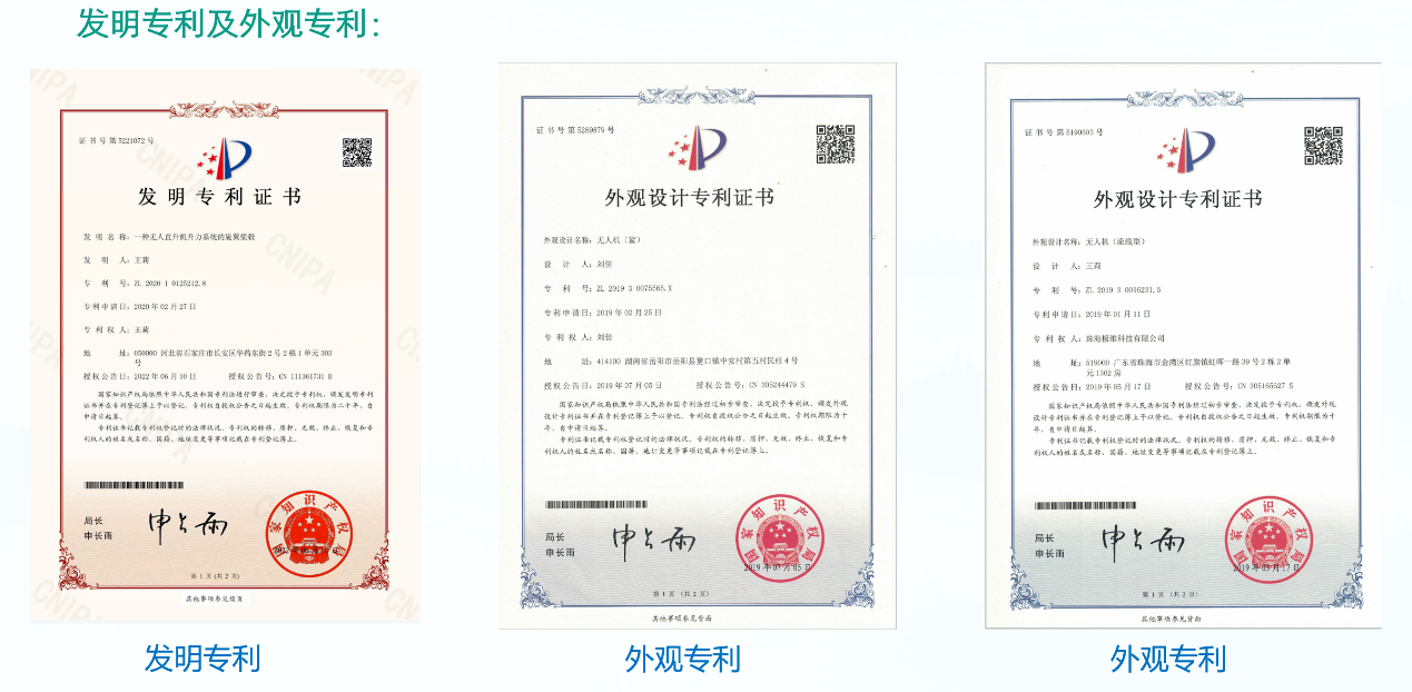 发明专利及外观专利